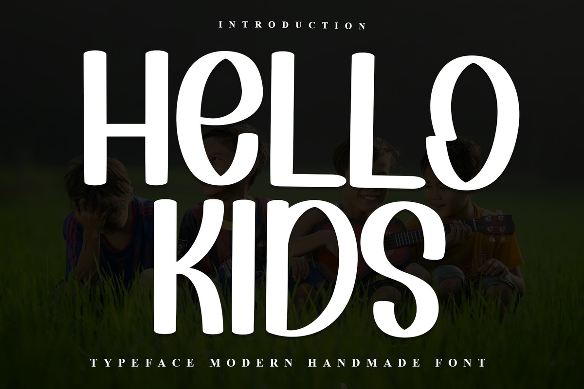 Пример шрифта Hello Kids #1