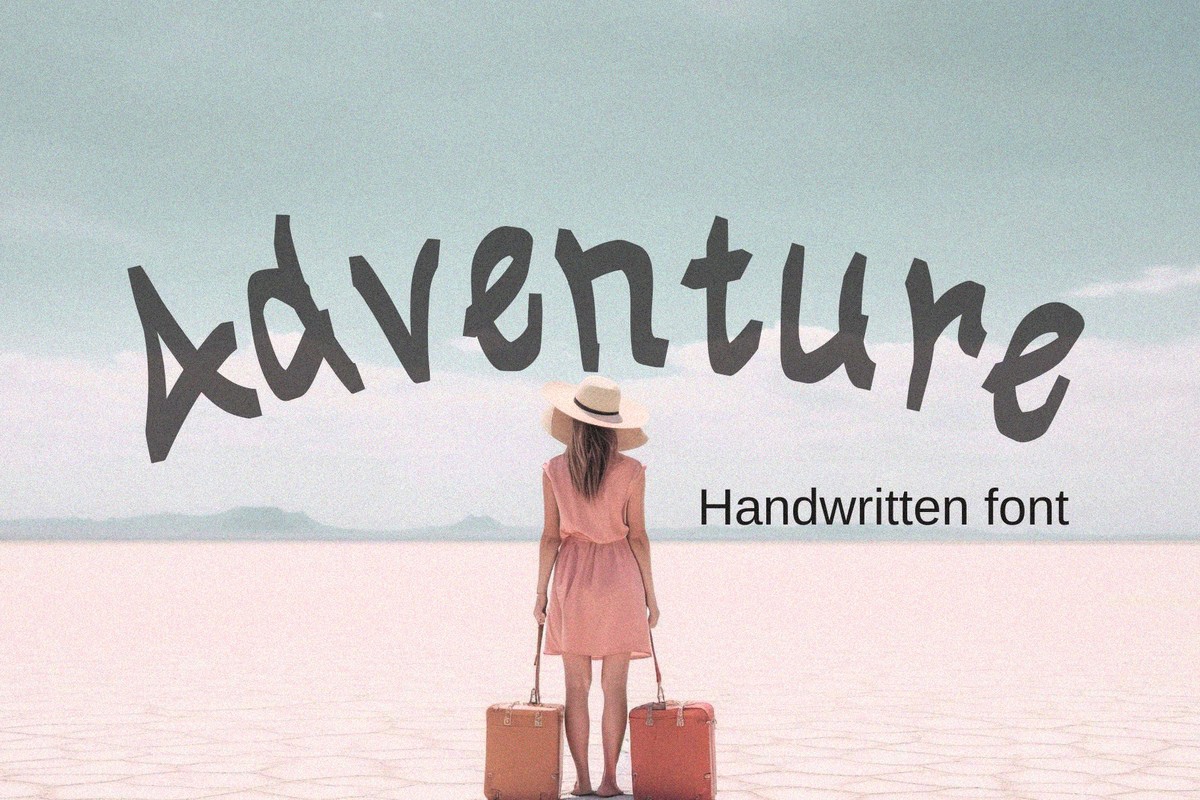 Пример шрифта Adventure #1