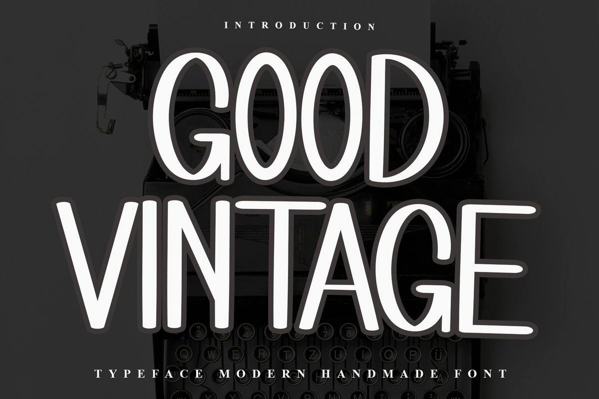 Пример шрифта Good Vintage #1