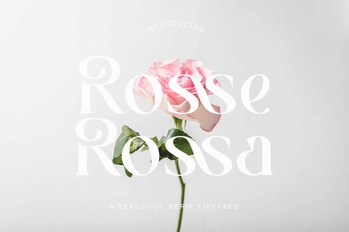 Пример шрифта Rosse Rossa #1