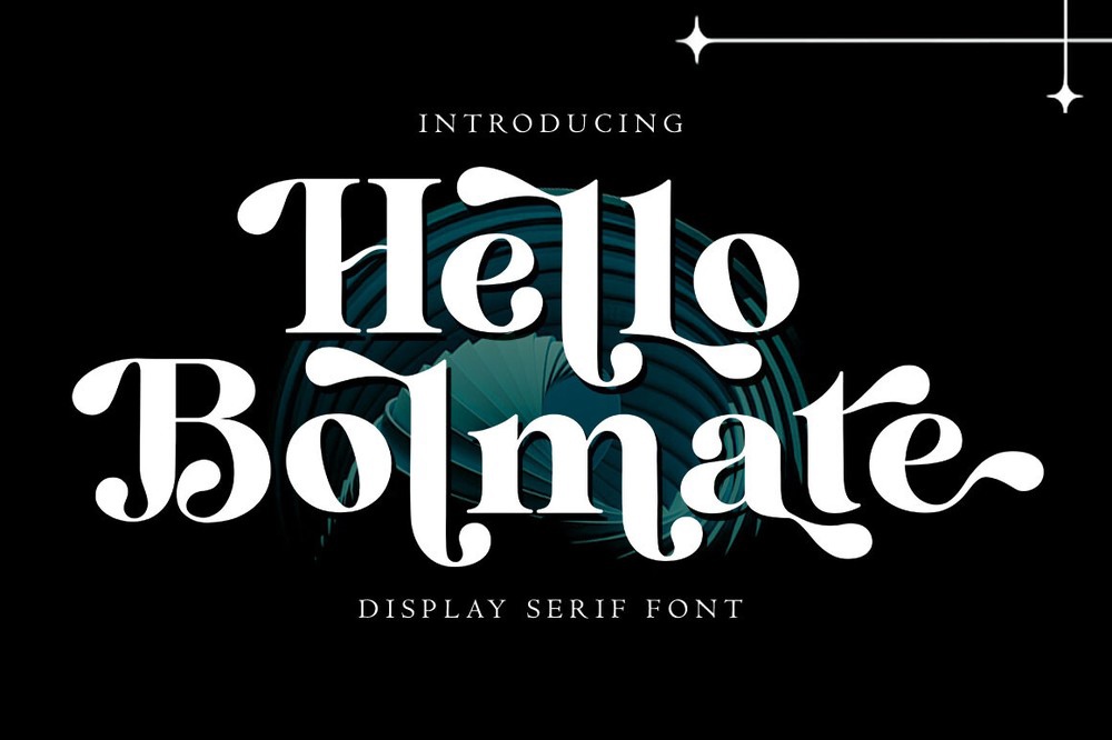 Пример шрифта Hello Bolmate #1