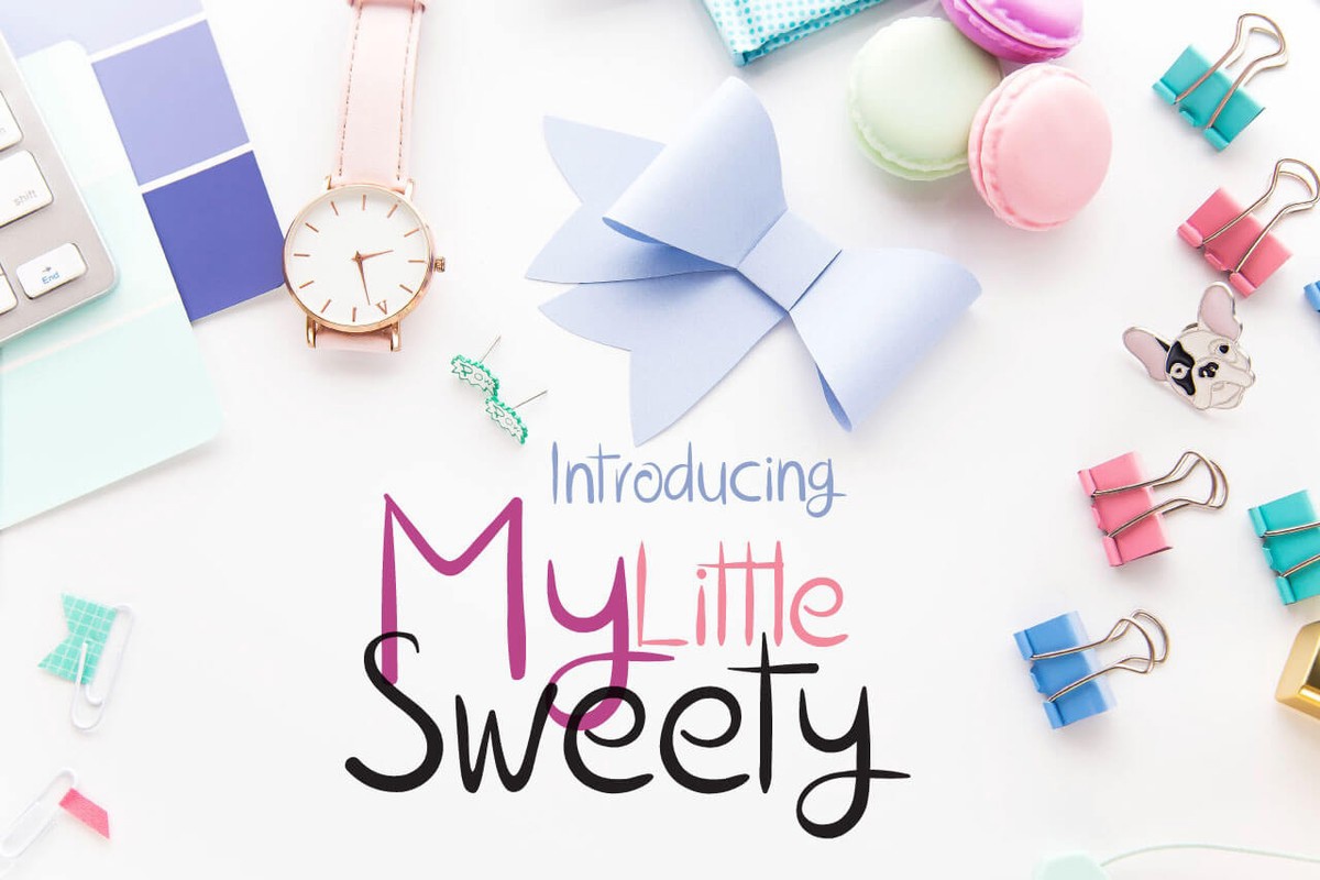 Пример шрифта My Little Sweety #1