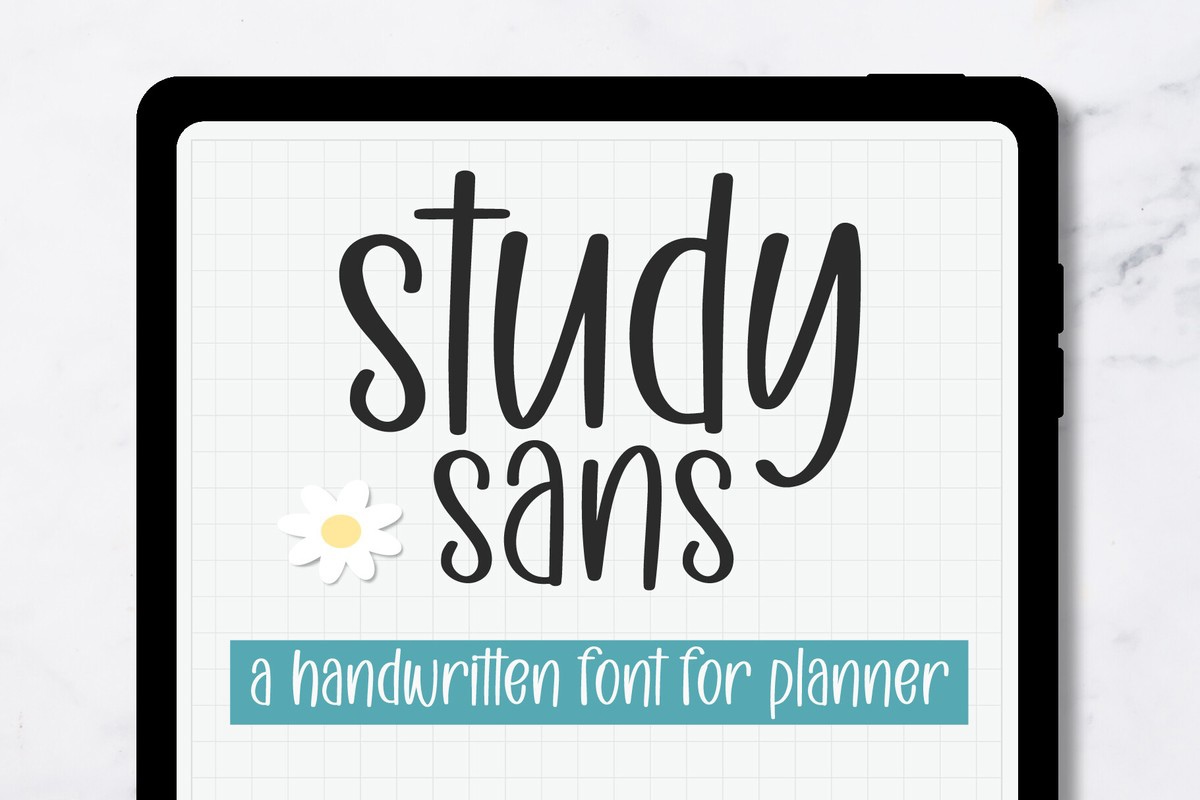Пример шрифта Study Sans #1