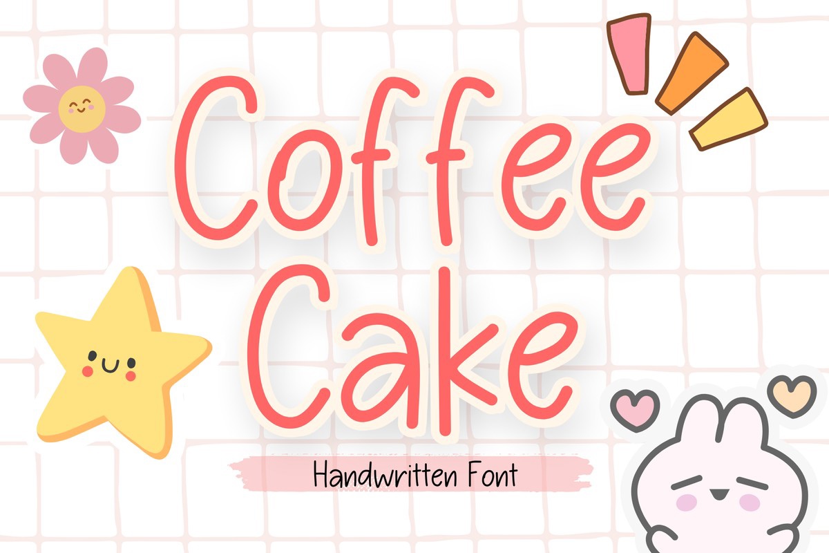 Пример шрифта Coffee Cake #1