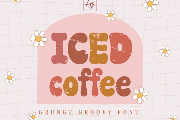 Пример шрифта Iced Coffee #1