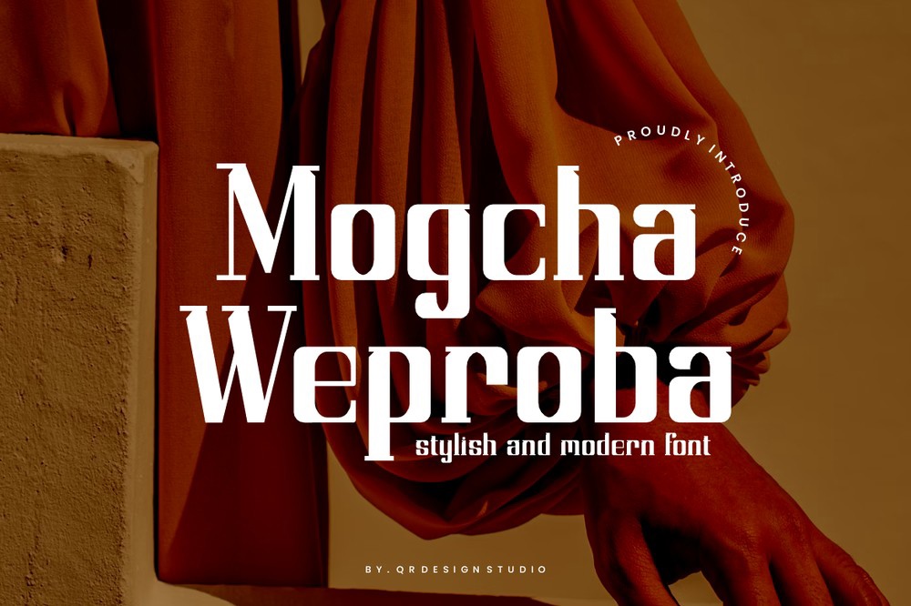 Пример шрифта Mogcha Weproba #1