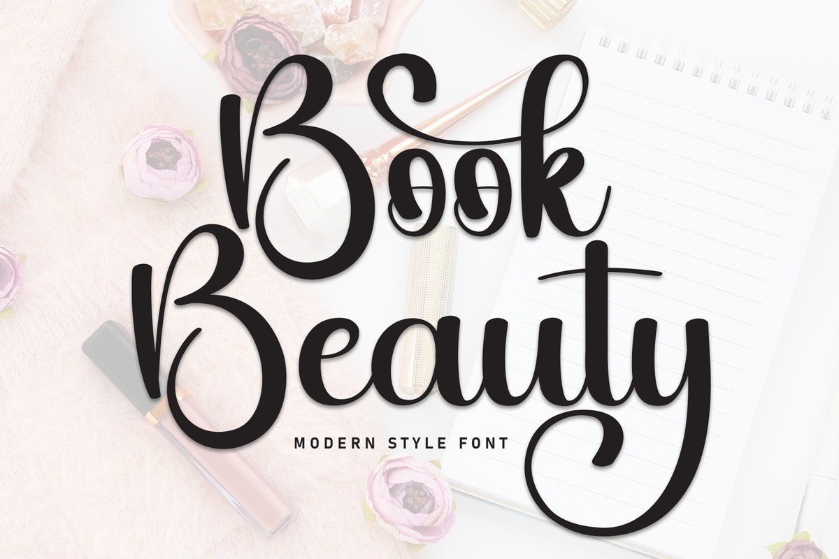 Пример шрифта Book Beauty #1
