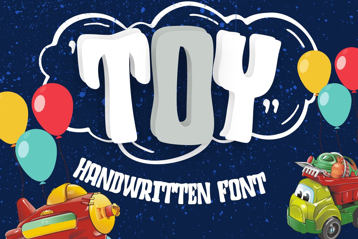 Пример шрифта Toy #1