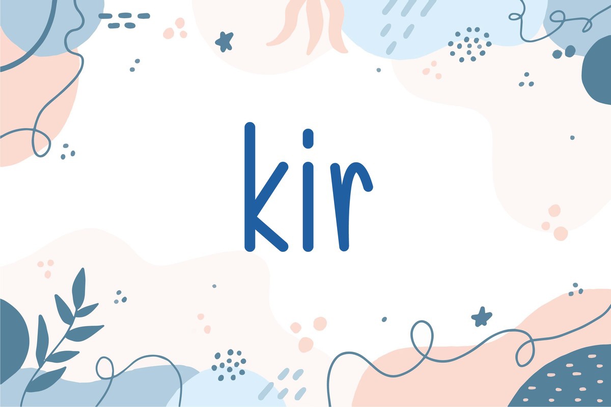 Пример шрифта Kir #1