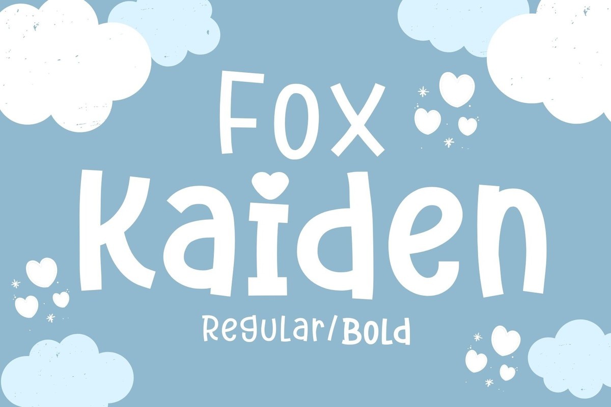 Пример шрифта Fox Kaiden #1
