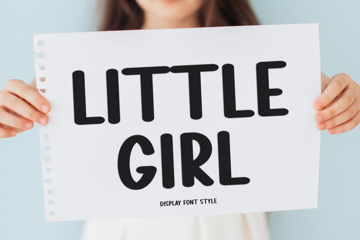 Пример шрифта Little Girl #1