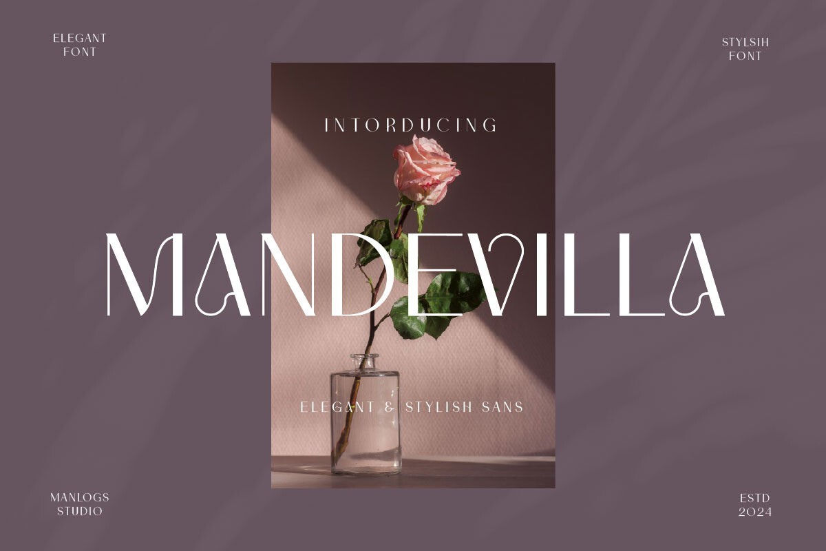 Пример шрифта Mandevilla #1