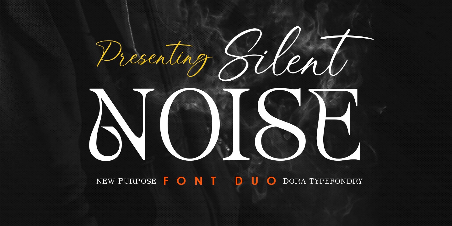 Пример шрифта Silent Noise #1