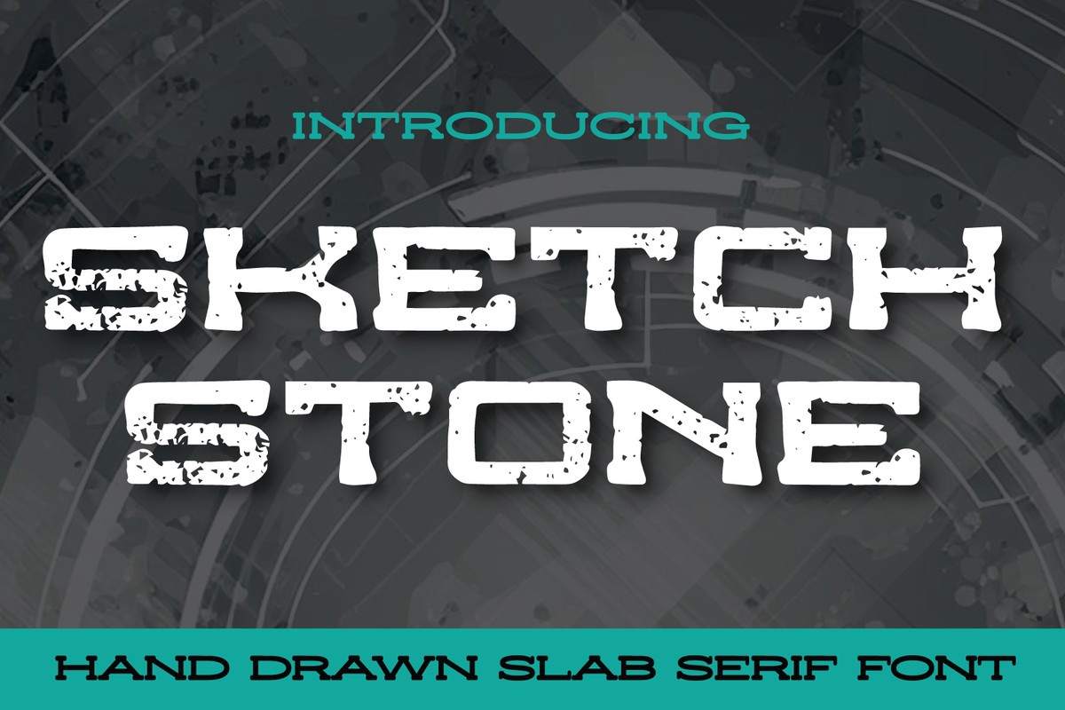 Пример шрифта Sketchstone #1