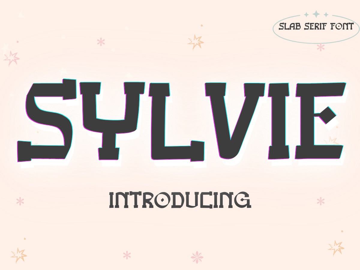Пример шрифта Sylvie #1