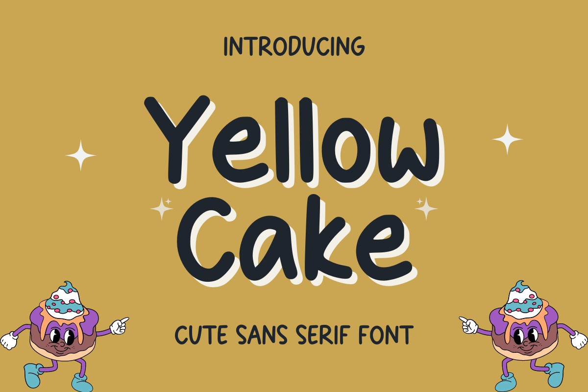 Пример шрифта YellowCake #1