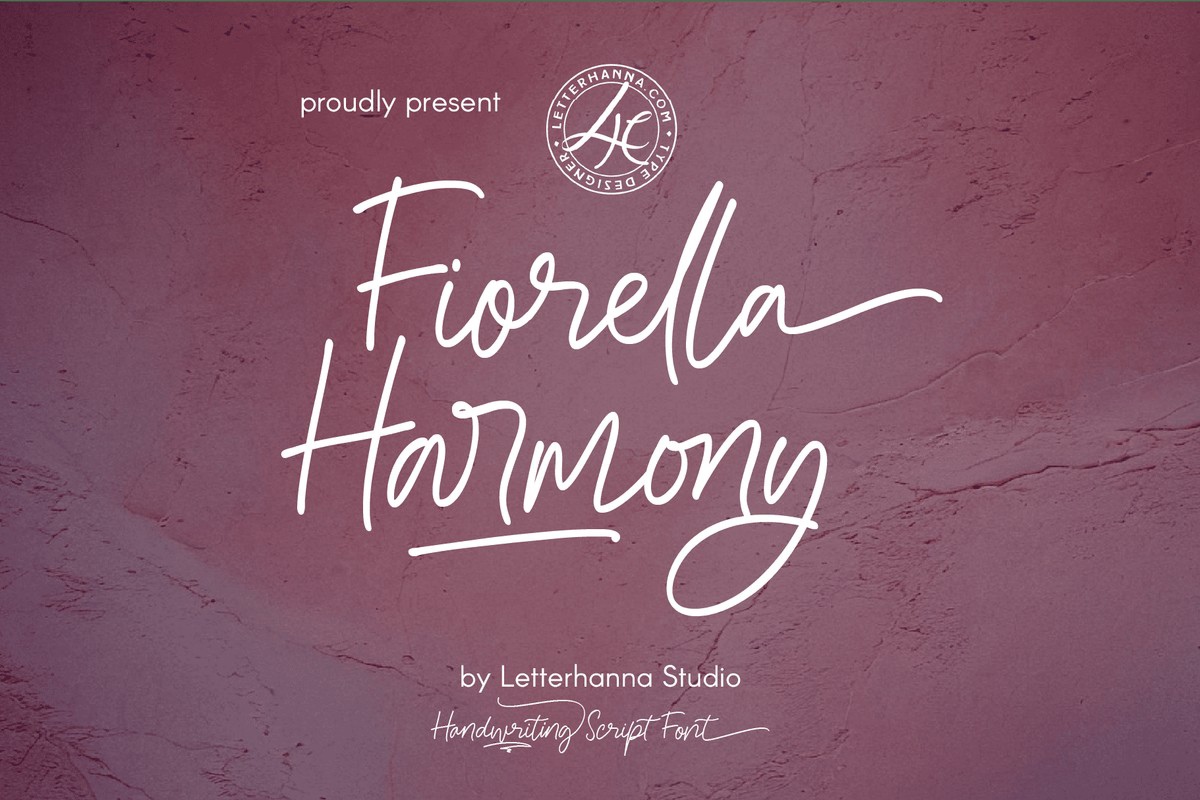 Пример шрифта Fiorella Harmony #1