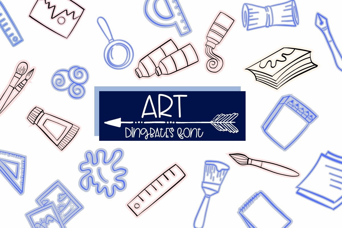 Пример шрифта Art #1
