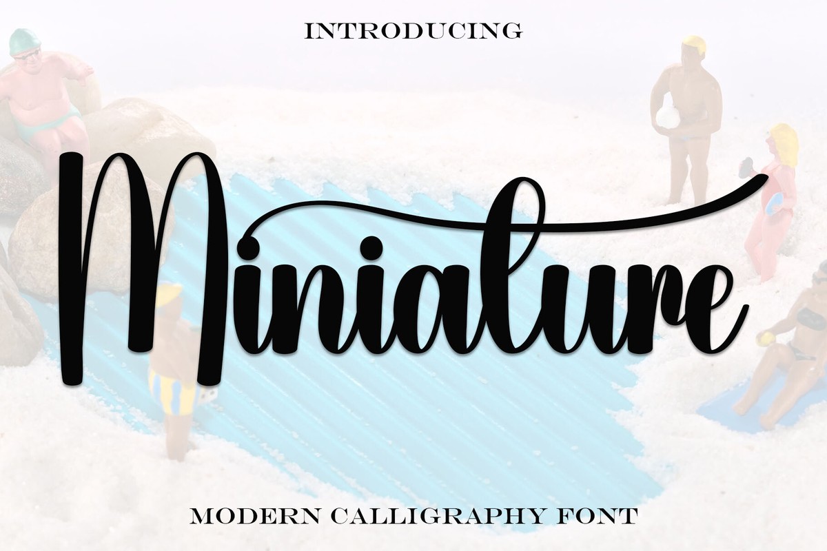 Пример шрифта Miniature #1