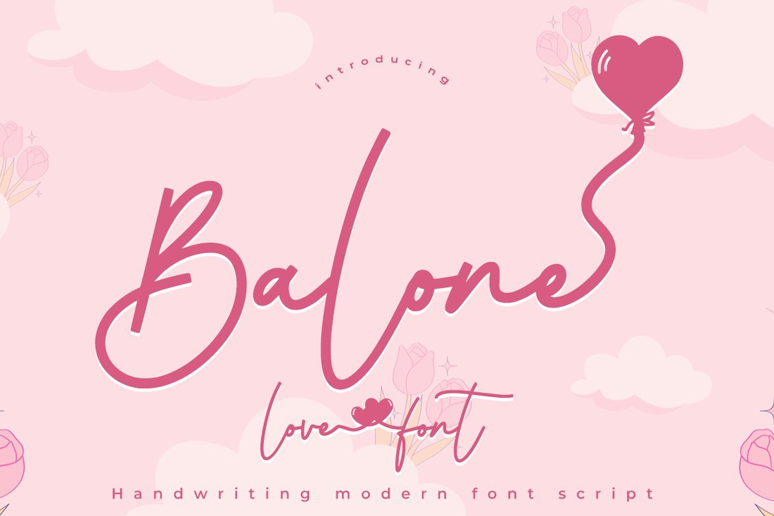 Пример шрифта Balone #1