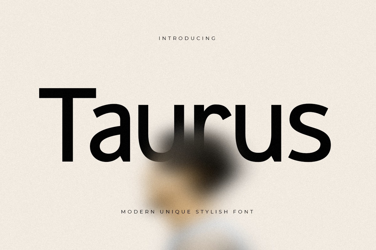 Пример шрифта Taurus #1