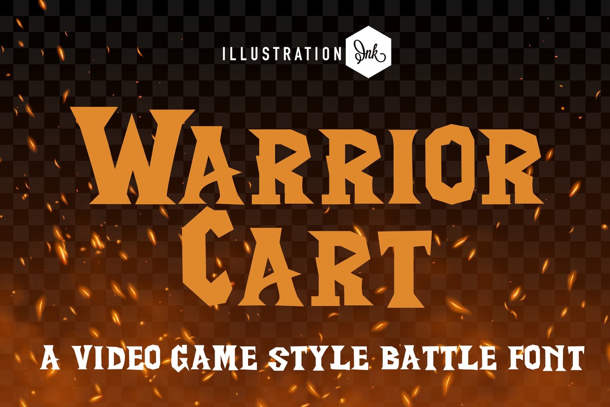 Пример шрифта PN Warrior Craft #1