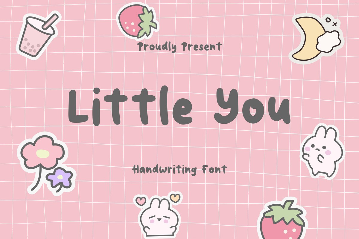 Пример шрифта Little You #1
