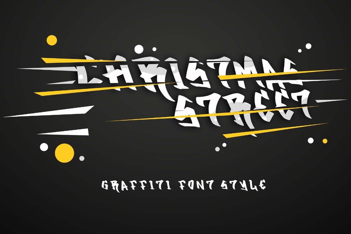 Пример шрифта Christmas Street #1