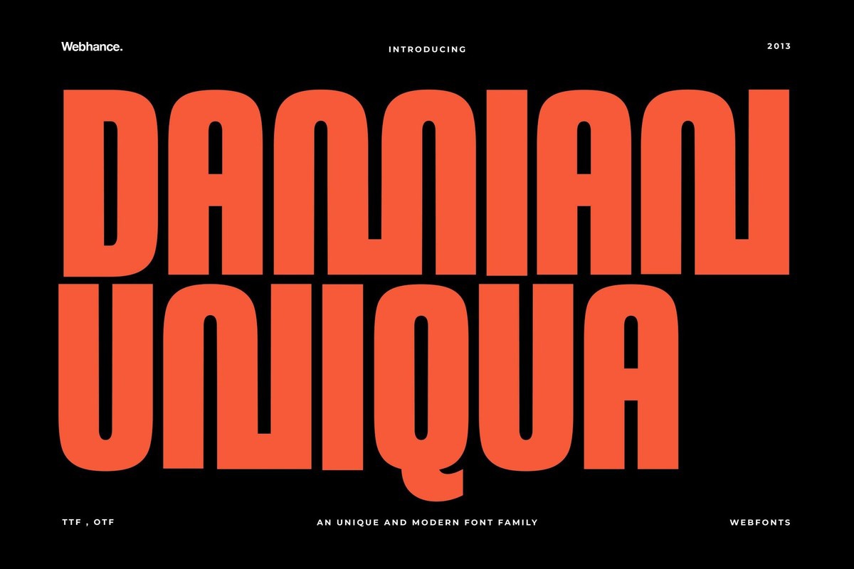 Пример шрифта Damian Uniqua #1