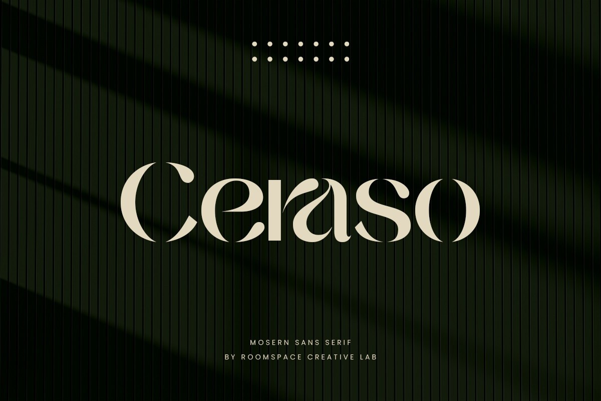 Пример шрифта Ceraso #1