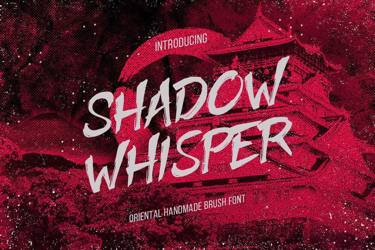 Пример шрифта Shadow Whisper #1