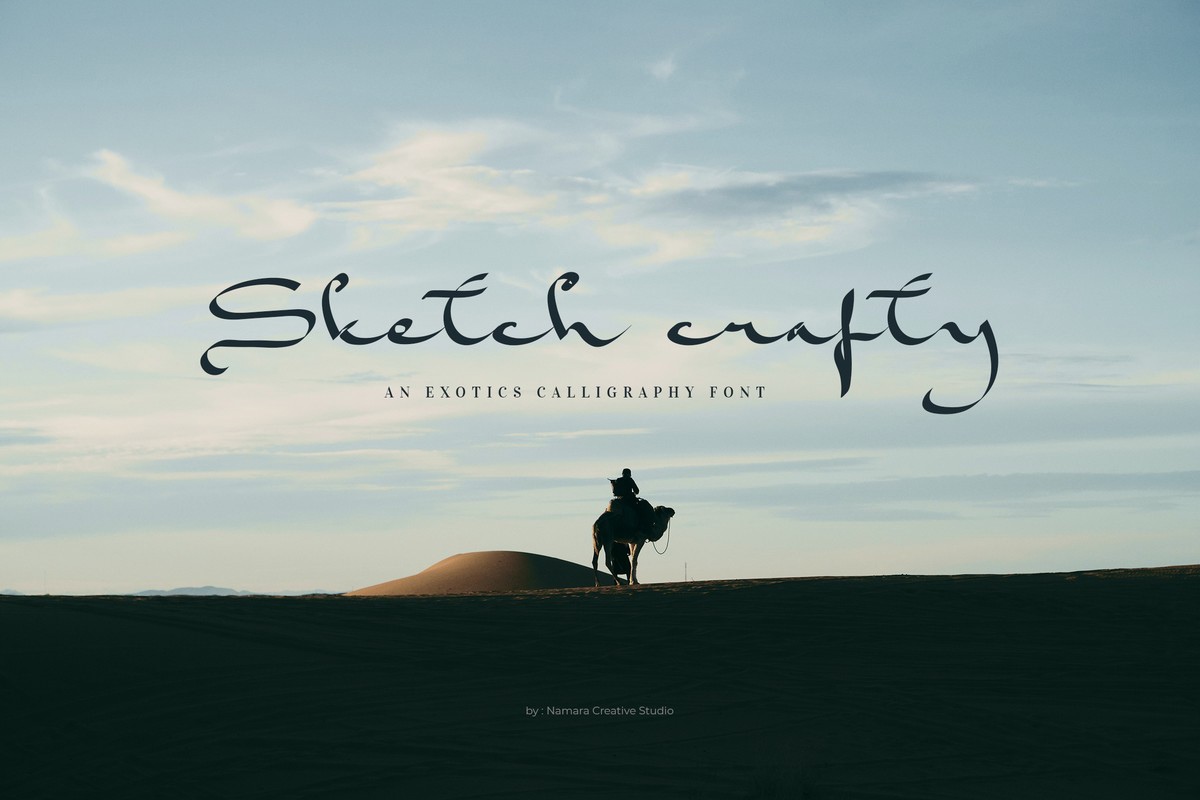 Пример шрифта Skecth Crafty #1