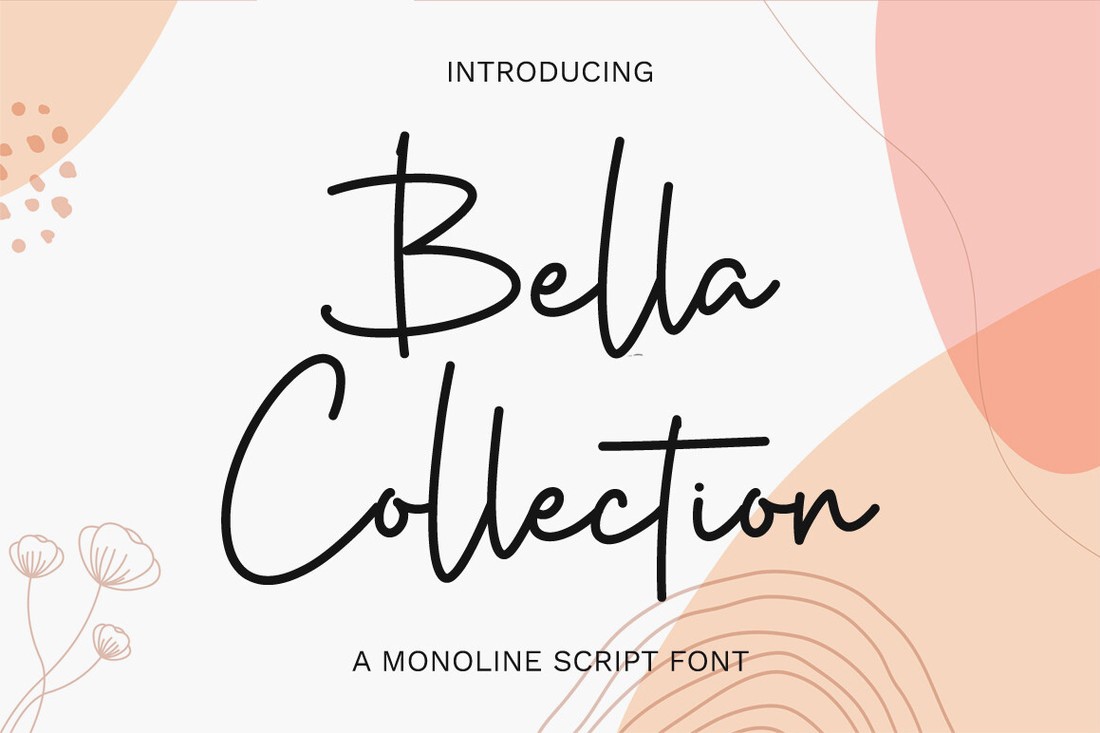 Пример шрифта Bella Collection #1