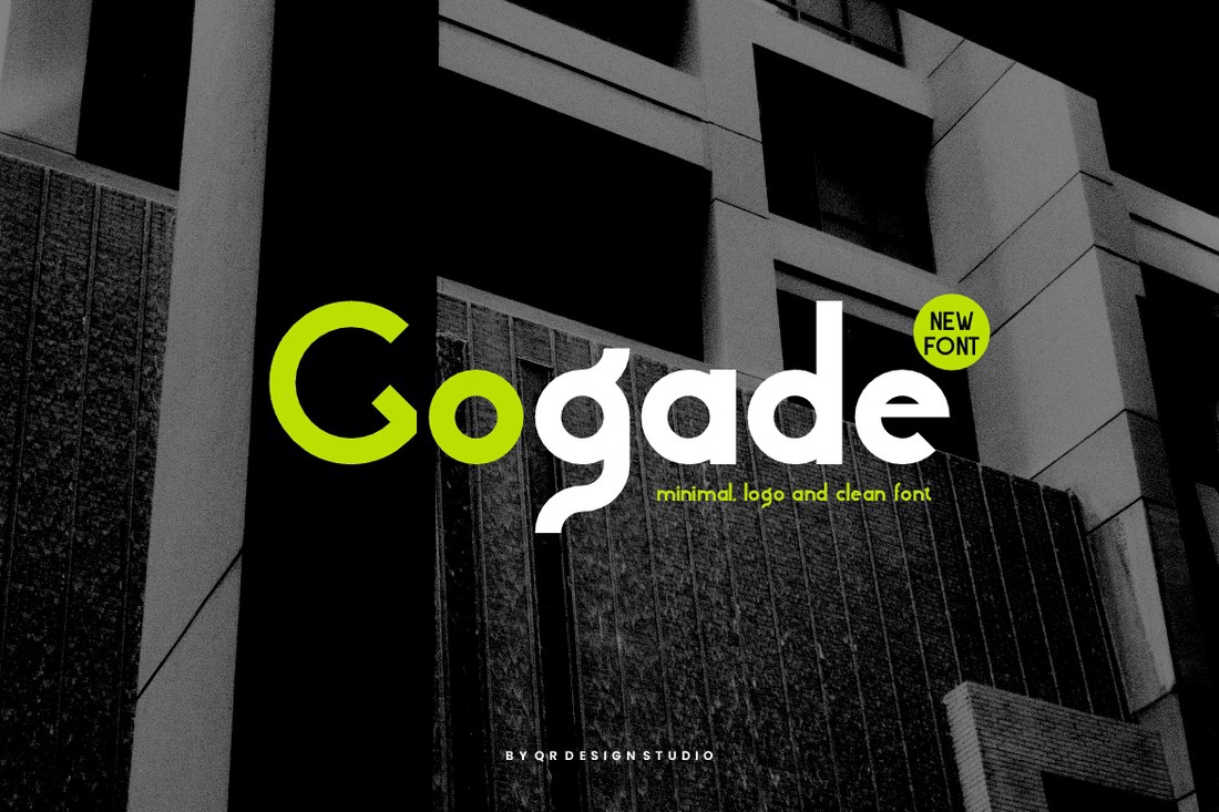Пример шрифта Gogade #1