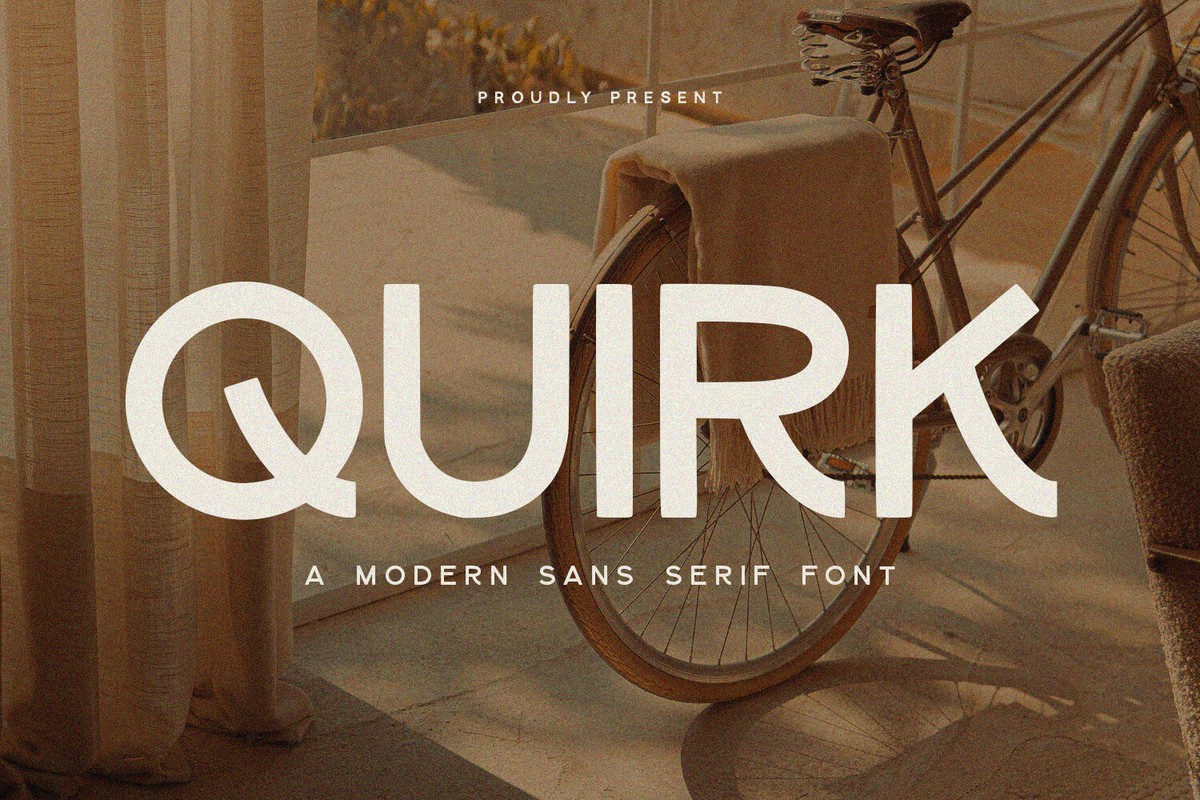 Пример шрифта Quirk #1
