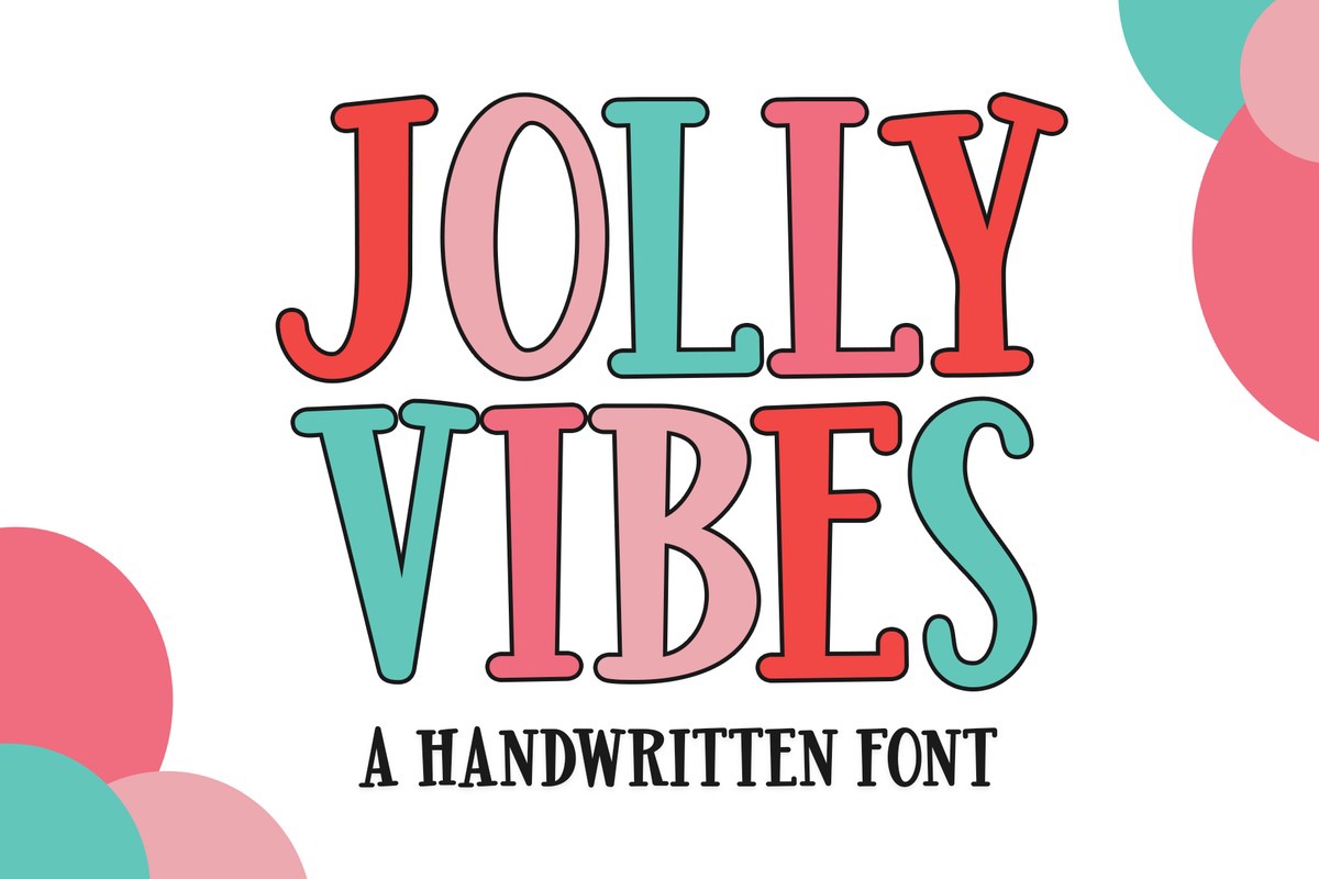 Пример шрифта Jolly Vibes #1