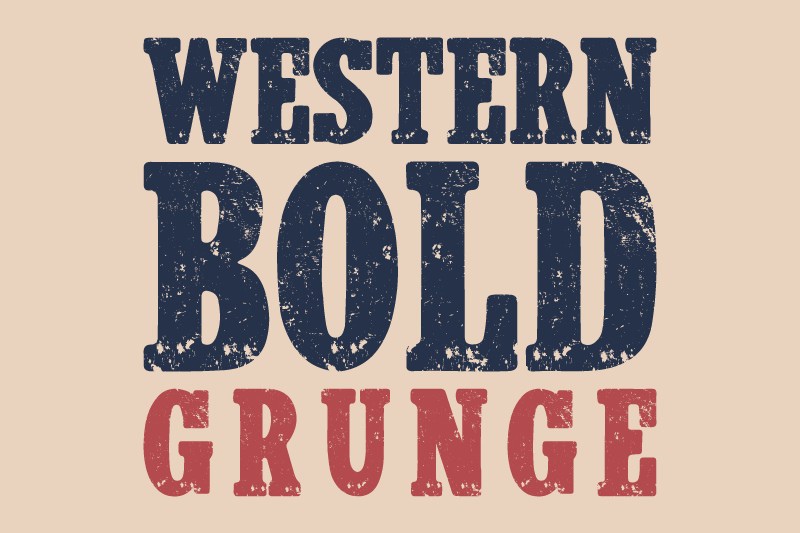 Пример шрифта Western Bold Grunge #1