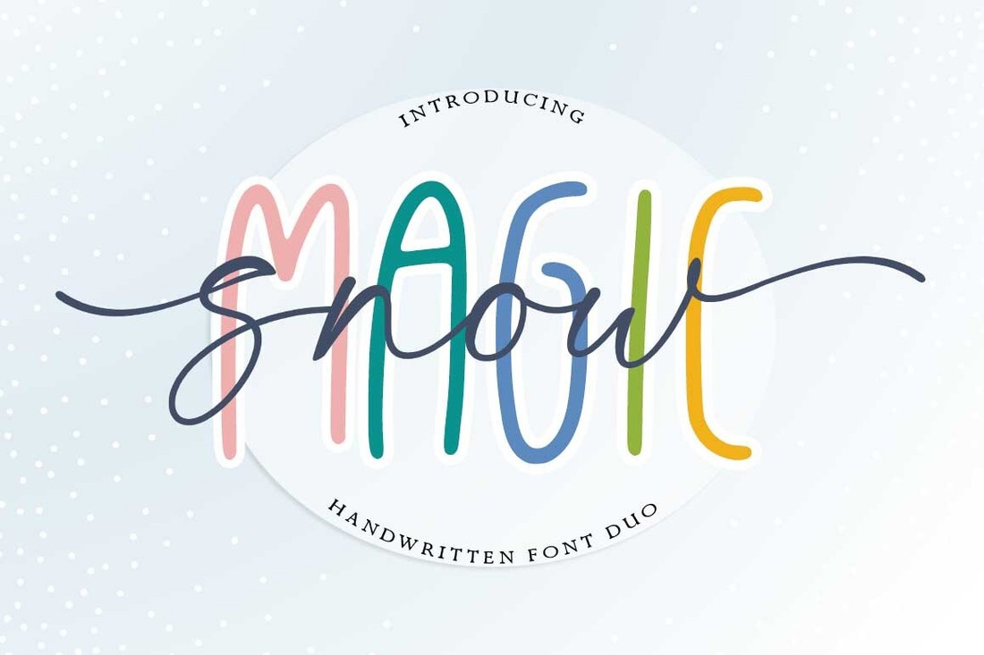 Пример шрифта Magic Snow #1
