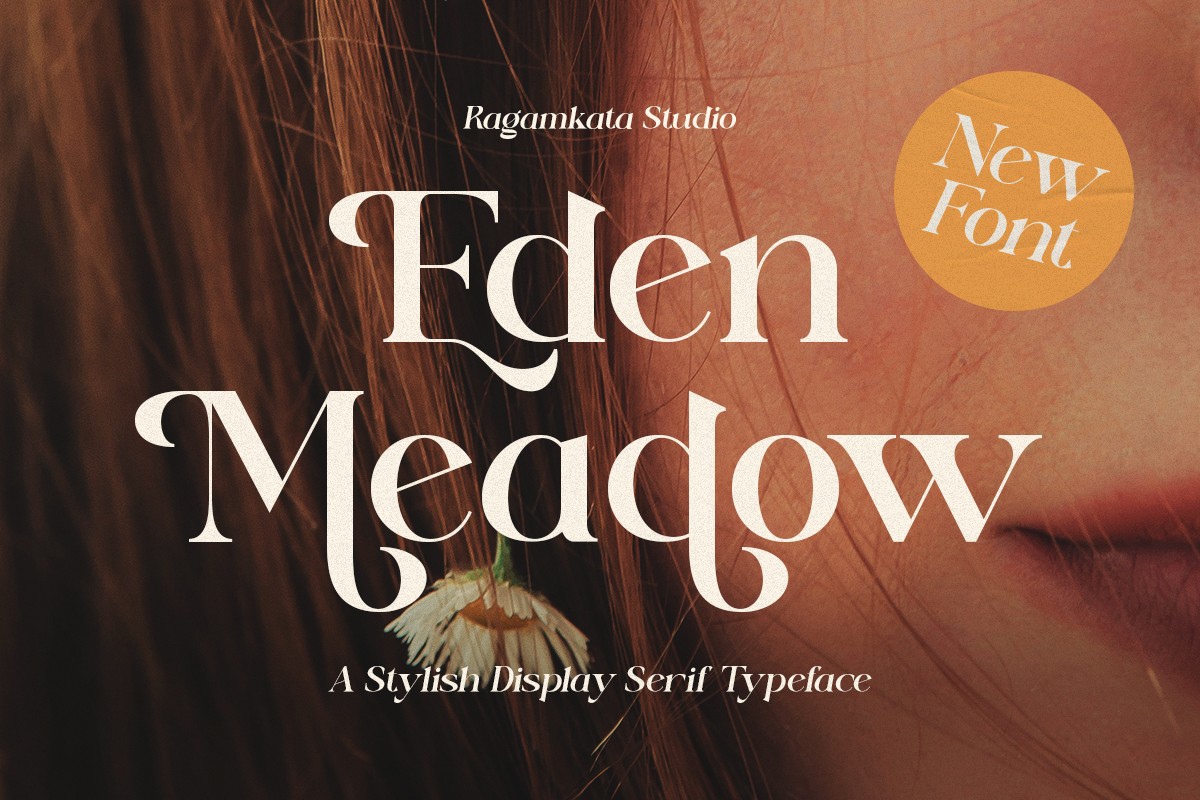 Пример шрифта Eden Meadow #1