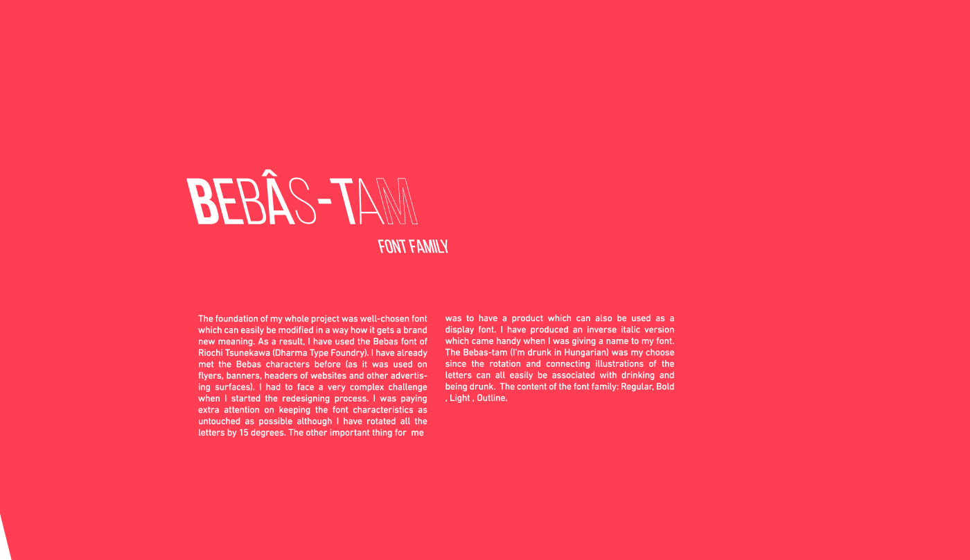 Шрифт Bebas-Tam