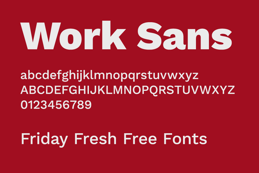Шрифт Work Sans