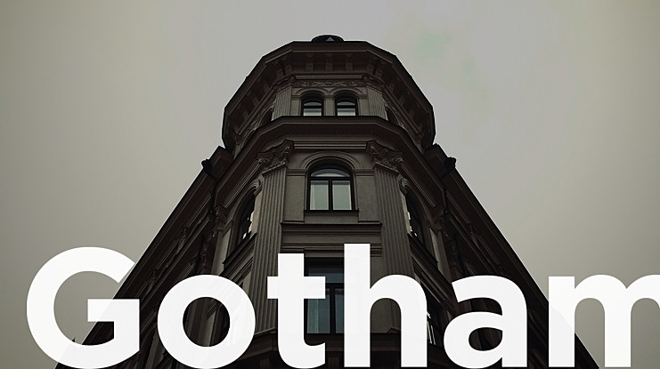 Шрифт Gotham Narrow Office