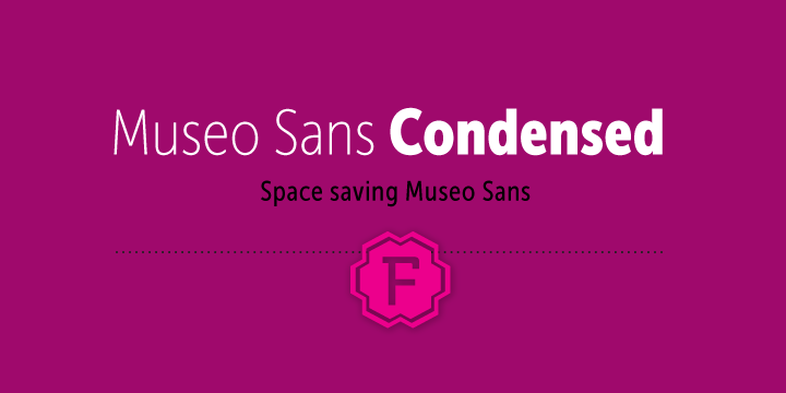 Шрифт Museo Sans Condensed