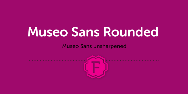 Шрифт Museo Sans Rounded