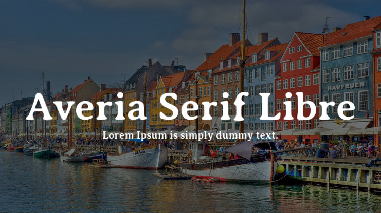 Шрифт Averia Serif Libre