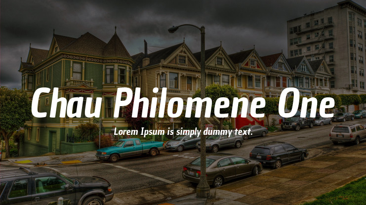 Шрифт Chau Philomene One