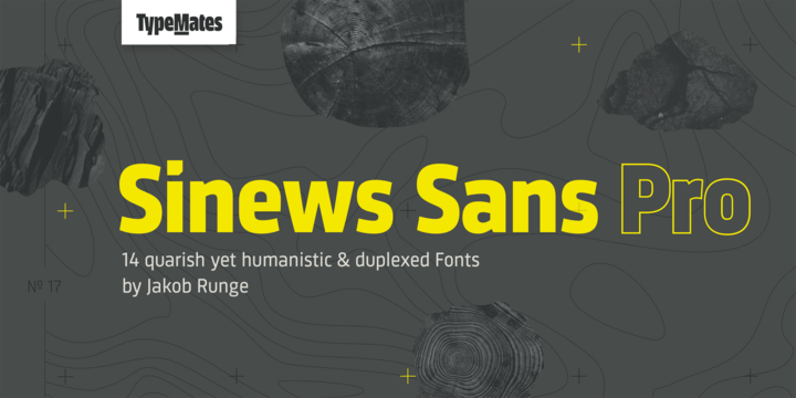 Шрифт Sinews Sans Pro