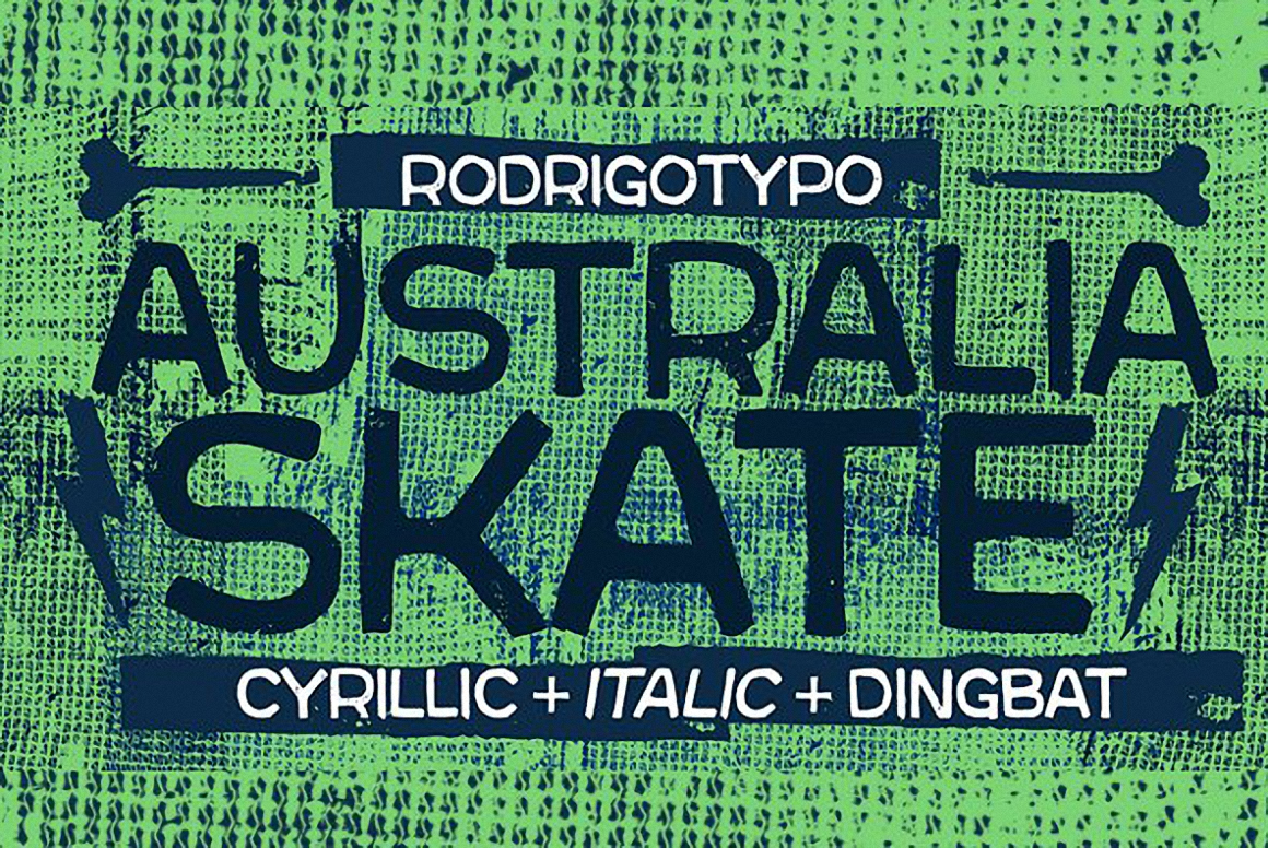Шрифт Australia Skate
