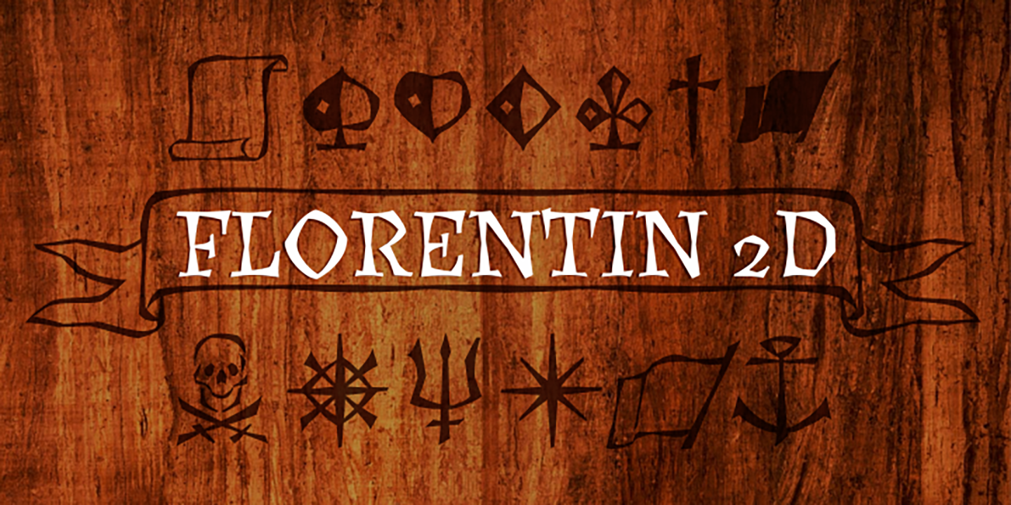 Шрифт Florentin 2D