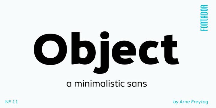 Шрифт Object